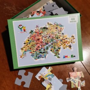 Puzzle 48p "voyage en Suisse"